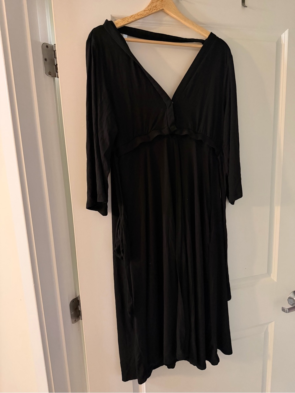 Black Women's Nursing & Maternity Robe